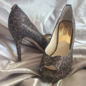 Michael Michael Kors Leopard Print Heels